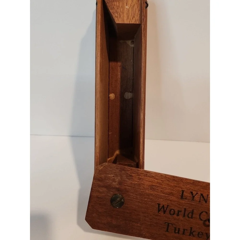 Lynch's World Champion Turkey 3 Hole Caller 1958 Model 102 Box Call Liberty Miss